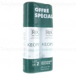ROC KEOPS Déodorant Spray 2*100ml