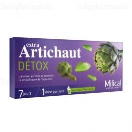 Extra artichaut d&eacute;tox - 7 ampoules de 10 ml