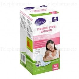 ORGANYC Serviettes Maternité Premiers Jours boite de 12