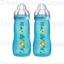 MAM Easy Active biberon 2ème âge Turquoise x 2