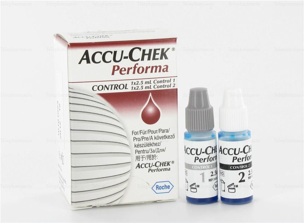 ACCU CHEK PERF CO Sol contr&ldquo;le 2Fl/2,5ml