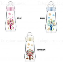 MAM Biberon verre débit 2 Garçon