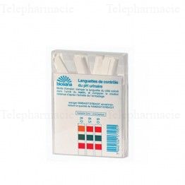 Biosana Languettes de Contr&ocirc;le du PH Urinaire 25 unit&eacute;s