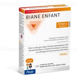 BIANE ENFANT OMEGA3 VIT D ET E PAST/27