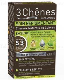 Soin repigmentant cheveux naturels ou colorés - 5.3 châtain clair doré