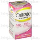 Caltrate vitamine d' 600 mg/400 ui Flacon de 180 comprimés