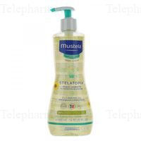 MUSTELA "Peau à tendance atopique" Stelatopia Huile lavante flacon 500ml