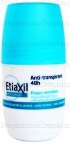 ETIAXIL D&eacute;odorant anti-transpirant 48h roll on 50ml
