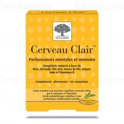 NEW NORDIC Cerveau clair 60 comprim&eacute;s