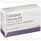 Calciprat vitamine d3 1000 mg/800 ui Pilulier de 90 comprimés