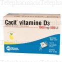 Cacit vitamine d3 1000 mg/880 ui Bo&icirc;te de 90 sachets