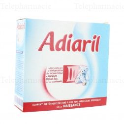 NUTRICIA Adiaril solution de r&eacute;hydratation pour b&eacute;b&eacute; x10 sachets 70g