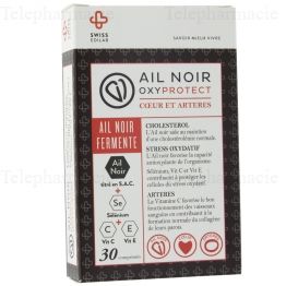SWISSEDILAB Ail Noir OxyProtect coeur et art&egrave;res comprim&eacute;s x 30