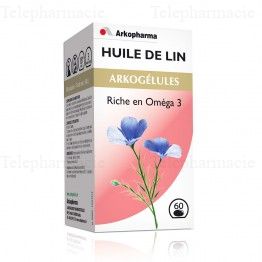 ARKOPHARMA Arkogélules huile de lin oméga 3