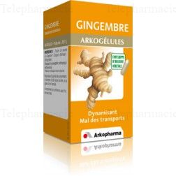 ARKOPHARMA Arkog&eacute;lules gingembre dynamisant & naus&eacute;es