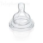 AVENT T&eacute;tine 4 trous &agrave; d&eacute;bit rapide 6 mois et plus lot de 2