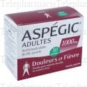 Asp&eacute;gic adultes 1000 mg Bo&icirc;te de 30 sachets-doses