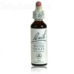 FLEURS DE BACH Original n°34 Water violet fleur de bach flacon compte-gouttes 20ml