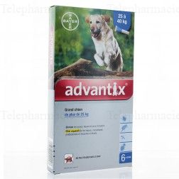 ADVANTIX grand chien 25-40KG