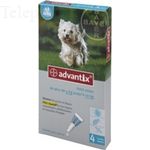 ADVANTIX petit chien 4-10KG 4 pipettes