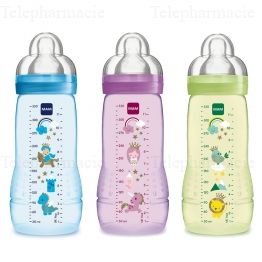 Biberon easy active 2eme age jungle 330ml