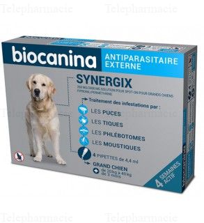 BIOCANINA Synergix antiparasitaire externe grand chien