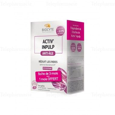 BIOCYTE Peau - Activ'anti-rides 3 x 30 capsules