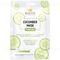 BIOCYTE Cosmétique - Cucumber mask purifiant sachet de 1 masque de 10g