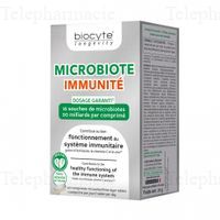 BIOCYTE Longevity Probiotiques - Microbiote immunité x20