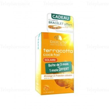 BIOCYTE Terracotta Bronzage 90 gélules Pack terracotta 3 x 30 comprimés