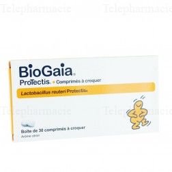 BIOGAIA comprimés à croquer arôme citron x 30