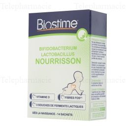 BIOSTIME Bifidobacterium / Lactobacillus Nourrisson 14 sachets