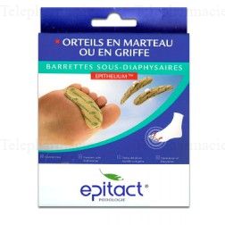 EPITACT Barrettes sous-diaphysaires femme orteils en marteau, en griffe