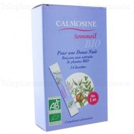 CALMOSINE Sommeil bio Bo&icirc;te de 14 dosettes de 10ml
