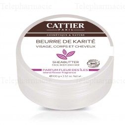 CATTIER Beurre de karité parfum fleur des îles bio