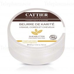 CATTIER Beurre de karité parfum miel bio