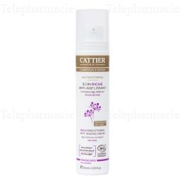 CATTIER Soin riche anti-&acirc;ge lissant peaux s&egrave;ches premi&egrave;res rides bio tube 50ml