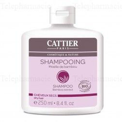 CATTIER Shampooing bio moelle de bambou cheveux secs