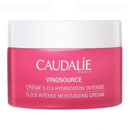 CAUDALIE Vinosource cr&egrave;me S.OS hydratation intense pot 50ml