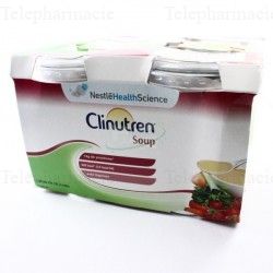 Clinutren Soup Cr&egrave;me de L&eacute;gumes 4 x 200ml