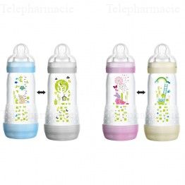 MAM biberons anti colique débit 3 lot de 2x320ml