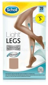 Light Legs Collants de maintien 20 deniers couleur chair - taille S