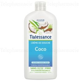 NATESSANCE Crème de douche Coco bio flacon 500 ml