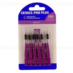 CRINEX PHB Plus brossettes maxi plus 6 mm x6
