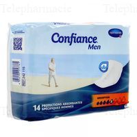 Confiance Men Absorption 5 Gouttes 14 protections