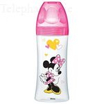 Biberon initiation+ debit 3 mickey & minnie 6 mois et plus 330ml