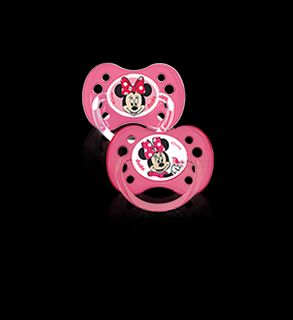 DODIE Sucettes anatomiques Minnie silicone x 2 +6 mois REF A64