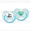 DODIE Duo Sucettes 0-6 mois anatomiques silicone REF A31