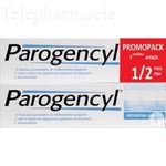 PAROGENCYL P&acirc;te dentifrice menthe anti-&acirc;ge gencives Lot de 2 tubes 75ml