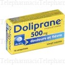 Doliprane 500 mg Bo&icirc;te de 16 comprim&eacute;s